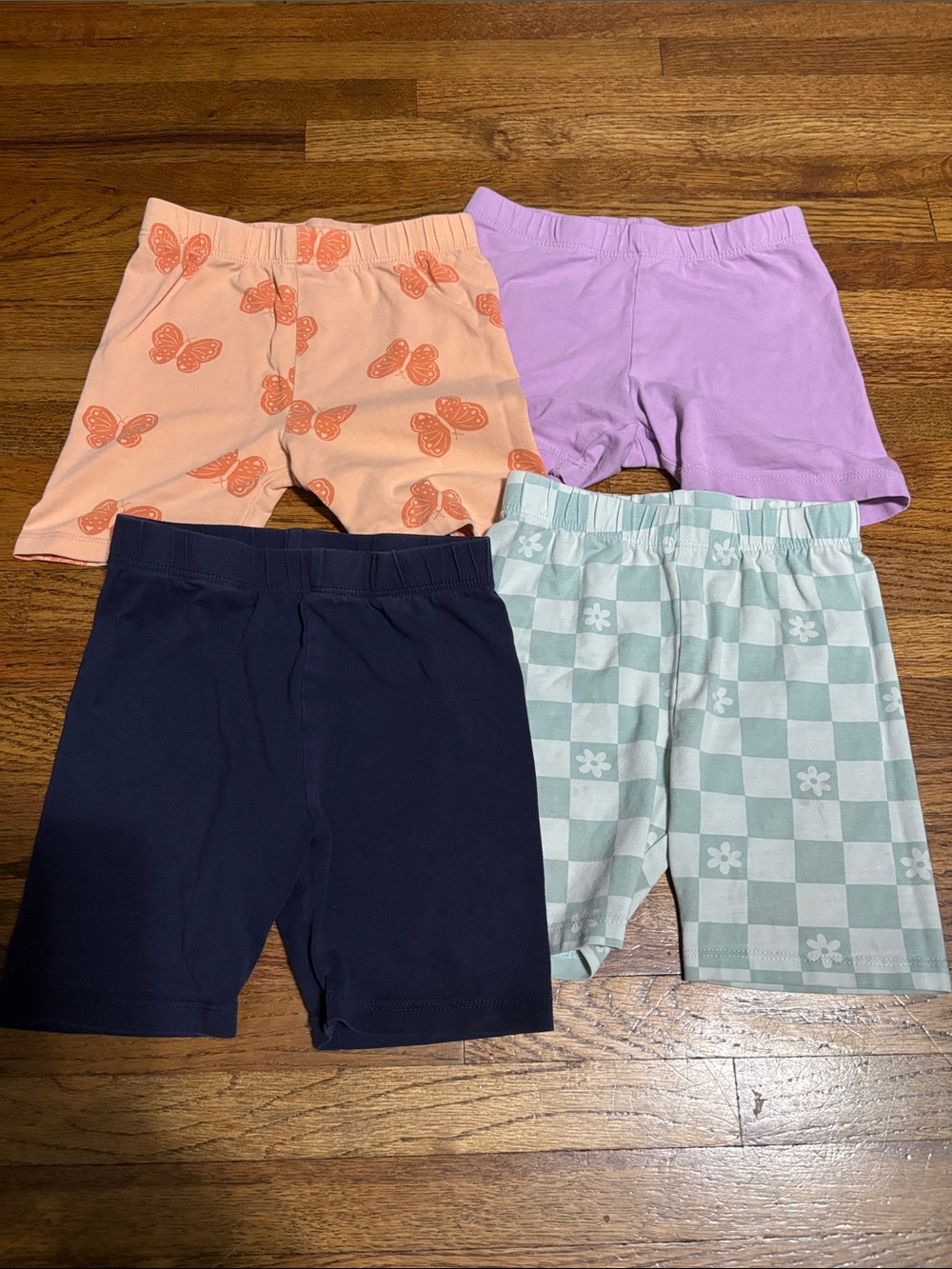Lot of 4 girls size 5 and 5/6 bike shorts